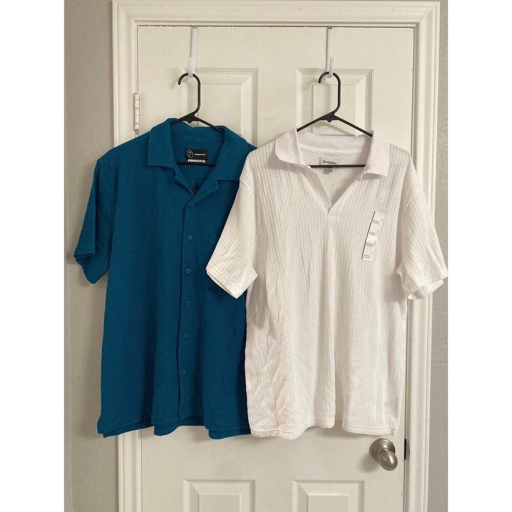 Men’s Target Polo Shirt Bundle Large Shirt Sleeve Goodfellow Original Use Casual